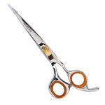 Nixcer Hair Cutting Scissors -Sharp Razor Edge Blade Hair Shears Series - 6.5" with Fine Adjustment – Stainless Steel Hair Scissors Professional for Men, Women & Babies (Silver)