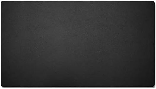 Nekmit Leather Desk Blotter Pad 36 x 20 Inches, Flat, Non-Slip, Waterproof, Black