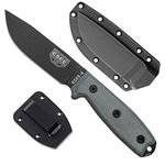 ESEE -4 Plain Edge No Sheathing Black Blades with Micarta Handle