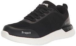 Propet Mens B10 Usher Lace Up Sneakers Shoes Casual - Black, Black, 8.5 XX-Wide
