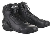 Alpinestars SP-1 v2 Vented Mens Motorcycle Street Road Riding Shoe (46 EU, Black Black)