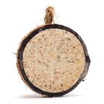 Coconut Bird Feeder Halves, Wild Bird Food for Small Birds with Suet, Dried Mealworms, Seeds, and Cereals, High Energy Food, Filled in the UK, Suitable for Year-Round Feeding - RSPB