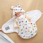 StarAndDaisy Baby Swaddle Wrap for Newborn 0–9 Months, Baby Sleeping Bag Or Blanket, Muslin Swaddle for New Born Baby for All Season (Boys & Girls)-Rainbow Print