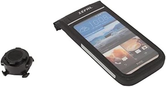 Zéfal Dry Console Support Téléphone Vélo Etanche - Housse universelle + Z Bike Mount Support Smartphone Vélo / Moto Guidon - Version M jusqu’à 5,9 pouces, Noir