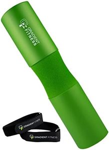 Gradient Fitness Barbell Pad | Hip Thrust Pad, Squat Pad, Barbell Pad for Hip Thrust, Squat Bar Pad for Olympic or Standard Bars, Hip Thrust Pad for Barbell (Green)