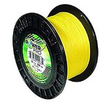 Power Pro 33400500500Y Maxcuatro Braided Fishing Line, 50 lb/500 yd, Hi-Vis Yellow