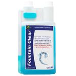 Hydra Fountain Clear Water Feature Cleaning, 1L Treats 30,000L Highest Dilution Rates, Fountain Cleaner Treatment Keeps Water Crystal Clear from Algae, Green Water, Biofilm Build-up