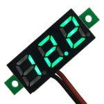 DROK® Mini 0.28" Digital Voltage Meter DC 2.7~30V Volt Tester LED Voltmeter Panel 2 Wires Car Motorcycle Battery Monitor Gauge