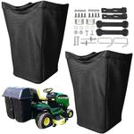 MWEDP 2 Set of AM122416 Grass Bag, Compatible with John Deere AM101602 Grass Bags, Fits Series 100 L110 X110 125 D100 LA120 Z225 & More