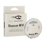 Seaguar Basix, Strong, Soft & Smooth Casting, Premium, 100percent Fluorocarbon Performance Fishing Line, Virtually Invisible, Value-Packed & Budget Friendly, Clear, 8 Pound