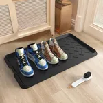 UltraLegend Heavy Duty Boot Tray Natural Rubber Shoe Mat Tray for Entryway with Shoes Brush Large Boot mat Tray Multi-Purpose for Indoor or Outdoor
