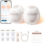eufy Breast Pump E20, Heated Wearable Electric Breast Pump, 3 Temperature Levels, Hands-Free, App-Controlled Optimized Rhythm, Hospital-Grade Suction, Discreet and Ultra-Quiet Pumping