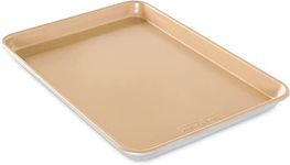 Nordic Ware Naturals Non-Stick Jelly Roll Baking Sheet, Rustproof Aluminium Sheet, Premium Bakeware Made in The USA, Gold