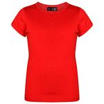 A2Z 4 Kids Kids Girls T Shirts Cotton Plain School T-Shirt - Girls T Shirt Red 13