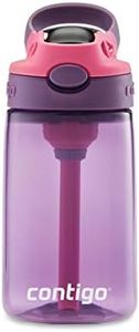 Contigo Kids Straw Water Bottle with AUTOSPOUT Lid, 14oz, Eggplant