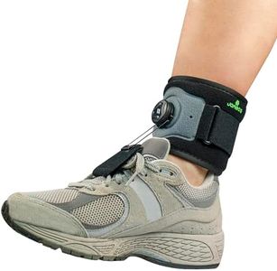 JOMECA Drop Foot Brace with Reel-Adjust Dorsiflexion Drop Foot Support Lifting Up Foot Drop Brace for Walking with Shoes for Foot Drop Cause by ALS,MS,Stroke,Diabetic Neuropathy AFO Fit Women & Men
