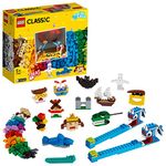 LEGO 11009 Classic Bricks and Lights Shadow Puppet Theater Set with Light Basic Building Bricks, Creative Fun for 5+ Year Old (Multicolour), 441 Pieces