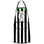 JNIAP Horror Movie Cooking Apron Beetle Lydia Gifts It's Show Time Sandworm Gifts Horror Movie Barbecue Apron, Green Black Apron, Large