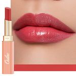 Oulac Moisturising Lipstick Red - Moisture Shine Hydrating Lipstick & Tinted Lip Balm for Dry Lips, Medium Coverage Lip Colour | Juicy Look, Glossy Finish, Vegan, Cruelty-Free, Femme Fatale (01)