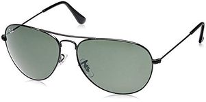 Ray-Ban UV Protected Pilot Sunglasses for Men( 0RB3432I|59 mm|Crystal Green)