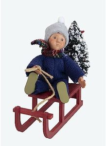 Byers' Choice Toddler on Sled 1832 from The Toddlers Collection (New 2023)