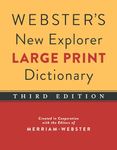 Webster's New Explorer Large Print Dictionary