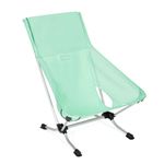 Helinox Beach Chair (re), Packable Outdoor Furniture, Summer Vacation Seat, Lightweight, Foldable Comfort, Flat Feet Prevent Sinking in Sand, Sustainable Materials, 3.75 lbs(1.7 kg), Biscay Green