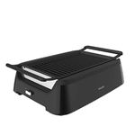 Philips Smokeless Indoor BBQ Grill with Recipe Book, Avance Collection, HD6371/98, Black