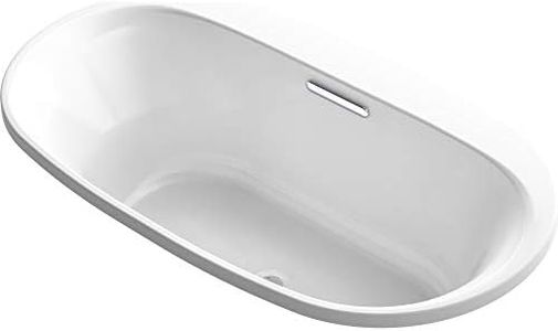 Kohler 5715-0 Underscore 66" x 36" Oval Drop-In Bath Drain, White