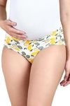 &Circus Women's Tencel Modal Maternity Women's Panty, Puresoft Beechwood Maternity Panty, Lemon Crush, L