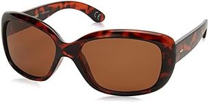 Foster Grant Womens Election Sunglasses, Tortoise/Amber, 52 Mm US