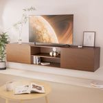 TIMSATIO Floating TV Stand,Entertai