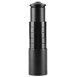 TRIWONDER MTB Bicycle Bike Fork Stem Extender Handlebar Riser Adaptor Aluminum Alloy Head Up Adapter (Black, 138mm)