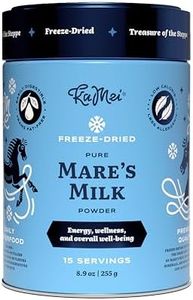 KaMei™ Freeze-Dried Mare’s Milk Powder 255g | 100% Natural & Halal | Pasture-Raised | Family Farm | Cow & Goat Milk Alternative | Easy to Digest | Gut Health & Immune Booster | Skin & Hair Support | Gluten & Trans Fat-Free