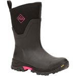 Muck Boots Women's Arctic Ice Mid Thermal Waterproof Wellington, Black Hot Pink, 6