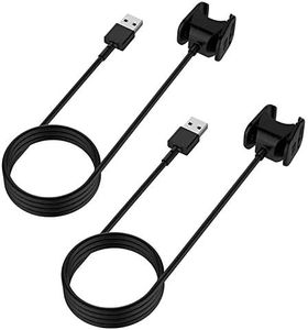 HEYUS [2 Pack] Charger for Fitbit Charge 4 and Charge 3, 1M Replacement USB Charging Cable Dock for Fitbit Charge 4, Fitbit Charge 3 Smartwatch Accessories