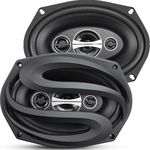Seventour 6x9 4-Way Car Audio Door Speakers (Pair),350 Watts max Power,Full Range,Tweeters,Coaxial,Enhanced Sound,High-Efficiency Speaker for Cars/Truck,Great OEM Car Audio Upgrade (6x9 350 Watts)