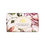 The English Soap Company, Vintage Wrapped Shea Butter Soap, Vintage Rose, 200g