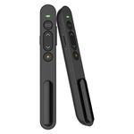 Wireless Presenter, 2.4GHz USB Control Presentation PPT PowerPoint Clicker for Keynote, Laptop, Google Slides - Support Hyperlink and Volume Control（1pcs）