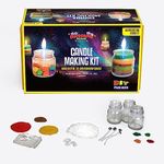 AWESOME PLACE-The Parent BREAK DIY Candle Making Kit for Kids,STEM Learning &Art and Craft,SAFE and Natural Activity Toy Kit Return&Birthday Gift for 5 years to Adults|DIY Candle Making Kit Pack Of 5