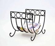 Laredo Wrought Iron Log Rack or Mag