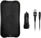 ToughTested 10W Fast Wireless Charging Pad with Qualcomm Quick Charge 2.0 & Qi Technology - Non-Slip Design, Includes Quick Charge Car Adapter & Cable, Compatible with Apple & Android Devices