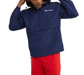 Champion Men's Packable Jacket, Navy (Blue), M UK