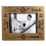 Red Ocean UNCLE PHOTO FRAME For Best Uncle Fathers Day Birthday Gift For Uncle From Niece Nephew Novelty Uncle Gifts Keepsake Gift For Him