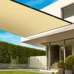 Pergola Shade Cover 8'X10' Outdoor Sun Shade Cloth with Grommets Shade for Patio, Carport, Backyard (Sand Color)