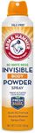 Arm & Hammer Invisible Body Powder Spray, Clear Talc-Free Body Odor & Sweat Control for Men & Women, Spray Body Powder for Women and Men, Arm and Hammer Body Spray Powder, 7 Oz (1 Pack)