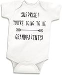 Surprise Pregnancy Announcement Grandparents Newborn Bodysuit (0-3 months)