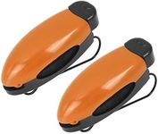 X AUTOHAUX 2 Pcs Orange Black Plast