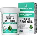 Physician's CHOICE Probiotics for Weight Management & Bloating- 6 Probiotic Strains - Prebiotics - ACV - Green Tea & Cayenne - Supports Gut Health - Weight Management for Women & Men - 30 ct