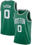 BMSD Unisex T-Shirt Men Summer NBA Celtics Green Sports Jersey Print Short Sleeve Basketball Pullover Vest,XL